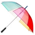 Automatyczna przezroczysta parasolka tęcza Impliva