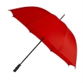 Bardzo duży parasol damski w kolorze czerwonym, lekki