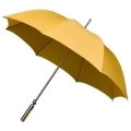 Duża automatyczna, wytrzymała parasolka w kolorze miodowym
