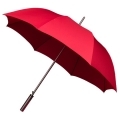 Duża automatyczna, wytrzymała parasolka w kolorze czerwonym