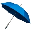 Duża automatyczna, wytrzymała parasolka w kolorze niebieskim