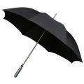 Duża automatyczna, wytrzymała parasolka w kolorze czarnym