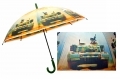 Parasolka dziecięca duża, automatyczna, czołg