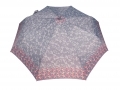 Bardzo mocna automatyczna parasolka damska marki Parasol, szara we wzorek