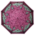 Automatyczna długa damska parasolka lilie, fioletowa