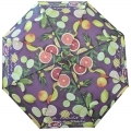 Włoska automatyczna parasolka z mottem w cytrusy, fioletowa