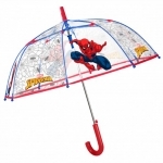 Parasolka dziecięca przezroczysta automatyczna Perletti SpiderMan