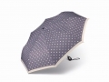 Automatyczna mocna parasolka Pierre Cardin, fioletowa w groszki