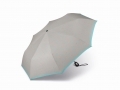 Automatyczna mocna parasolka Pierre Cardin, szara w groszki