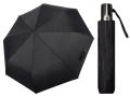 Ekskluzywny, automatyczny parasol męski Pierre Cardin, czarny w paski
