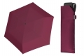 Lekka wytrzymała PŁASKA parasolka Doppler Carbonsteel, BORDOWA