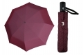 Mocna AUTOMATYCZNA damska parasolka Doppler Carbonsteel, bordowa w KROPKI