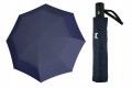 Mocna AUTOMATYCZNA damska parasolka Doppler Carbonsteel, granatowa w KROPKI
