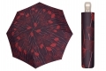 Automatyczna mocna SATYNOWA parasolka Doppler, KWIATY fioletowa