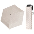 Wytrzymała PŁASKA parasolka Doppler Carbonsteel, geometryczny wzór
