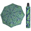 Automatyczna MOCNA parasolka damska Doppler Derby błękitna we wzory