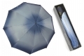 Automatyczna SATYNOWA parasolka damska Lantana BŁĘKITNA OMBRE