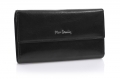 Bardzo duży damski portfel Pierre Cardin czarny, nowy design