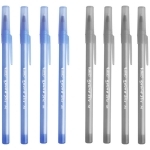 8 szt. x długopis BIC Round Stic Classic 1,0 mm: 4x niebieski i 4x czarny