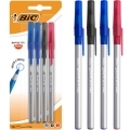 Długopisy BIC Round Stic Exact cienka końcówka 0,7 mm – różne kolory, komplet 4 szt.