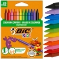 Kredki świecowe dla dzieci BIC Kids Plastidecor pudełko 12 sztuk