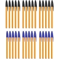 30 szt. x długopis BIC Orange Original Fine 0,8 mm: 15x niebieski i 15x czarny