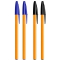 4 szt. x długopis BIC Orange Original Fine 0,8 mm: 2x niebieski i 2x czarny