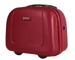 Kosmetyczka kuferek Puccini ABS w kolorze czerwonym