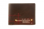 Młodzieżowy portfel banknotówka Krenig w kolorze brązowym, skórzany
