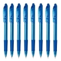 8 szt. x niebieski długopis 0.7mm Pentel