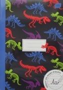 Interdruk zeszyt A4 kolorowa linia 32 kartki dla chłopca dinozaury