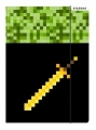 Teczka z gumką A4 STARPAK Pixel Game, miecz