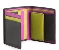 Czarny z kolorowym środkiem portfel damski VIP Collection: Multikolor