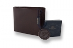 Brązowy portfel Wittchen, kolekcja: Italy