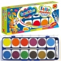 Farby akwarelowe z pędzelkiem Bambino, 24 kolory