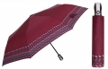 Automatyczna parasolka damska marki Parasol, bordowa we wzory