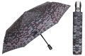 Automatyczna parasolka damska marki Parasol, szara w łezki