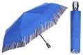 Automatyczna parasolka damska marki Parasol, niebieska z paskami