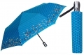 Automatyczna parasolka damska marki Parasol, niebieska w trójkąty