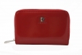 Rozbudowany portfel saszetka damska Pierre Cardin, czerwona