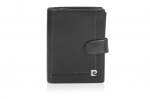 Męski portfel z klipsem Pierre Cardin RFID, 12 kart + dowód rejestracyjny, czarny