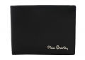 Mały portfel Pierre Cardin RFID,  skóra naturalna w kolorze czarnym