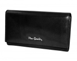 Damski klasyczny portfel Pierre Cardin w kolorze czarnym