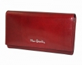 Damski klasyczny portfel Pierre Cardin w kolorze czerwonym