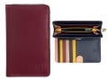 Skórzany portfel damski DuDu®, 534-1164 burgundowy