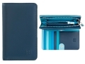 Skórzany portfel damski DuDu®, 534-1164 niebieski