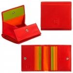 Skórzany portfel damski "piekiełko" DuDu®, 534-216 czerwony