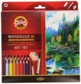 Kredki ołówkowe akwarelowe sześciokątne 48 kolorów KOH-I-NOOR Mondeluz