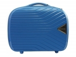 Kosmetyczka kuferek Puccini PPQM014 w kolorze niebieskim