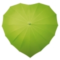 Parasolka w kształcie serca w kolorze zielonym